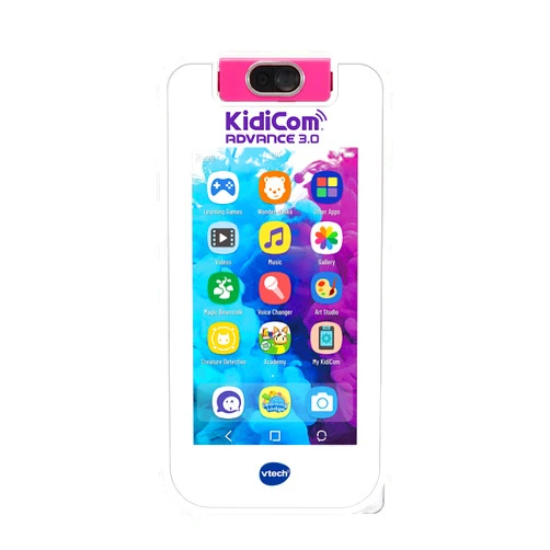 VTech Kidicom Advance 3.0 (Pink), Learning Toy & Safe Communication Device for Children Featuring e-Books, Camera, Children-Friendly Apps, Games and More, Suitable for Boys & Girls 4, 5, 6, 7 +