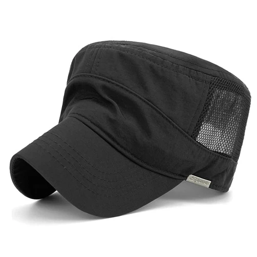 REDSHARKS Quick Dry Cadet Army Hats Waterproof Military Flat Top Baseball Dad Sun Caps Outdoor Sports