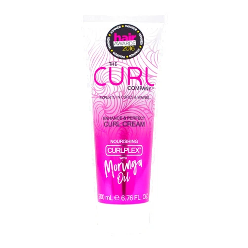 The Curl Company Enhance & Perfect Curl Cream (200ml) - Professionally Formulated with Nourishing Curplex with Moringa Oil. Experts in Curls & Waves