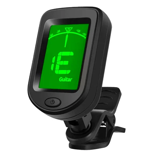 Jextou Guitar Tuner Clip On For Acoustic/Electric Guitar - Accessories Guitar Tuner | Clip On Tuner For Guitar | Multi-Function Ukulele, Violin, Bass, Banjo And Chromatic Tuning Modes | Electric Guitar Tuner