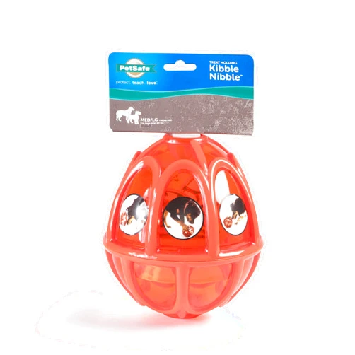PetSafe Sportsmen Kibble Nibble - Refillable Kibble and Treat Toy - Meal Dispensing Dog Toy - Interactive Dog Toy for Anxiety and Fast Easters - Slow Down Meals - Slow Feeder Toy for Dogs