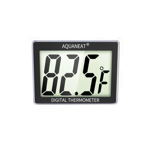 AQUANEAT Aquarium Thermometer, Fish Tank Thermometer, Aquarium Digital Temperature Gauge, with Large LCD Display