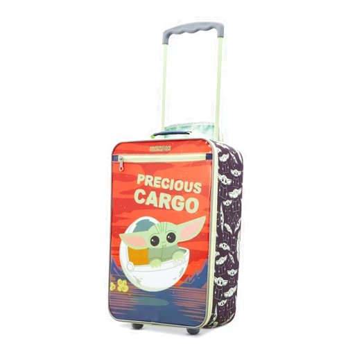 American Tourister Kids' Disney Softside Upright Luggage, Star Wars The Child, Carry-On 18-Inch