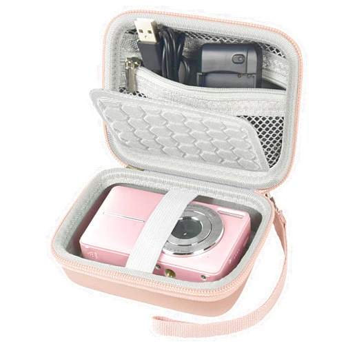 Boobowl Digital Camera Case Compatible with Yifecial/for EROOLU/for VAHOIALD/for Kaisoon/for Kodak Pixpro/for Canon PowerShot ELPH 180 190/ for Sony DSCW800 DSCW830 Digital Cameras for Travel (Rose Gold)