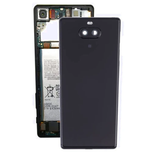 Lkfyyds for Sony 8 Battery Back Cover with Middle Frame & Camera Lens Cover Black