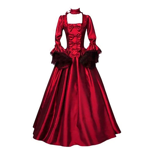 Kosheko 2023 Victorian Renaissance Dress for Women Plus Size Party Medieval Dresses Vintage Lace Corset Dress Ball Gown