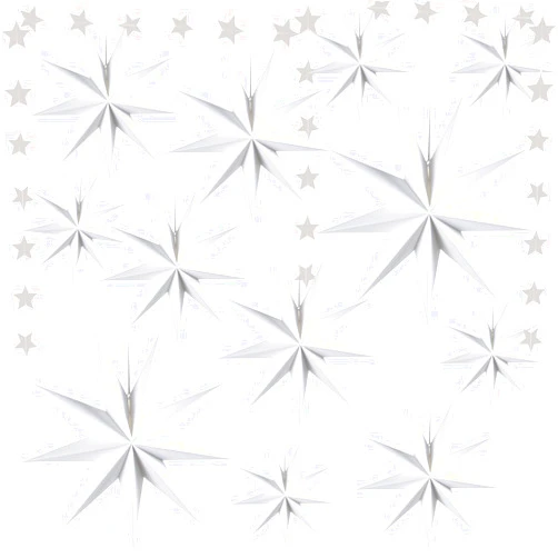 WNSIRVY 12 Pack 9-Pointed Large 3D Paper Star Lanterns with Star Garland Hanging Lanterns Lampshade for Themed Party, Home Wedding, Birthday Decorations (White)