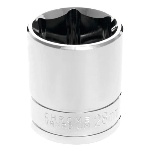 Performance Tool W32228 1/2 Drive 28mm 6 Point Chrome Vanadium Socket