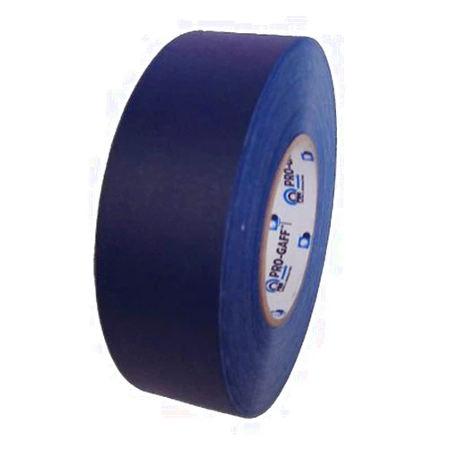 Pro Tapes Pro Gaff/Gaffers Tape .5, 1, 2, 3, 4 Inch Widths X Variable Lengths, 2 inch, Dark Blue