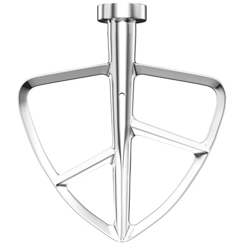 XINCAN Upgraded 5-6QT Stainless Steel Flat Mixer for KitchenAid Stand Mixer KitchenAid Paddle Attachment Accessory/Uncoated/Dishwasher Safe Replacement. Polished Surface, Easy to Clean and Disinfect.