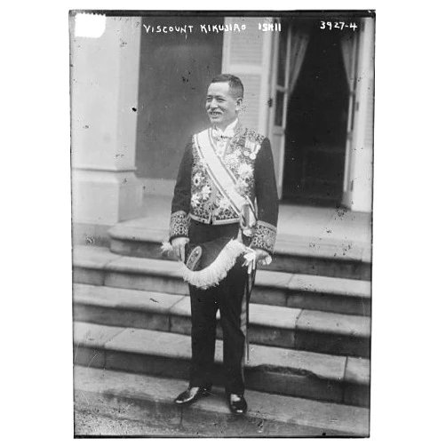 HistoricalFindings Photo: Viscount Kikusiro Ishii,Viscount Ishii Kikujiro,1866-1945,Japanese Diplomat