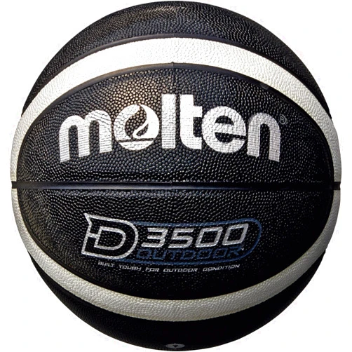 Molten Unisex's BD3500-KS Gr. Basketball, Black/Silver/Shiny Optic, Size 7