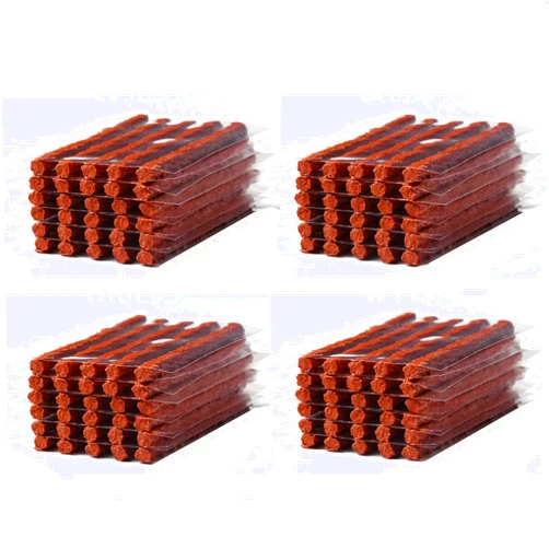 HappyBeeFlying Tire Plugs 150pcs,Rubber Tire Repair Plugs Self vulcanizing Strips 4