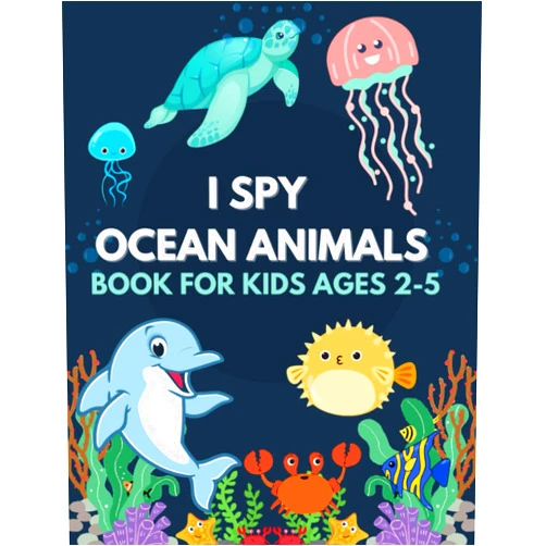 By Edric Garraway Publishing (Author) I Spy Ocean Animals Book For Kids Ages 2-5: A Fun Guessing and Coloring Game for Children for Early Learning, Toddlers, and Kindergartners - Picture ... Creatures to Learn to alphabet and to Colors