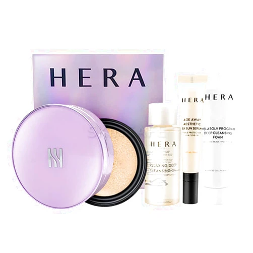 AmorePacific Hera UV Mist Cushion 24H Cover Glow Moisture #23 Beige #23N1 (SPF 50+ / PA+++) Special Set 2023 Upgraded