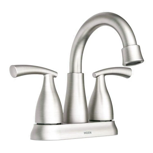 MOEN 84128SRN Essie 2-Handle 4 in. Centerset Bathroom Faucet in Spot Resist Brushed Nickel