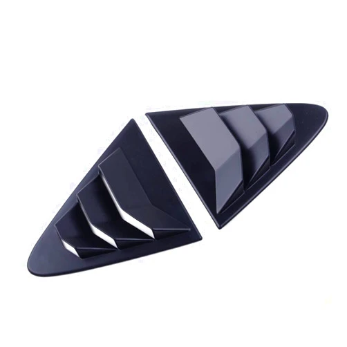 Eastar|ciciTree eastar 2pcs Black Side Vent Window Louver Shield Frame Trim Cover Fit for Toyota Corolla Hatchback 2019