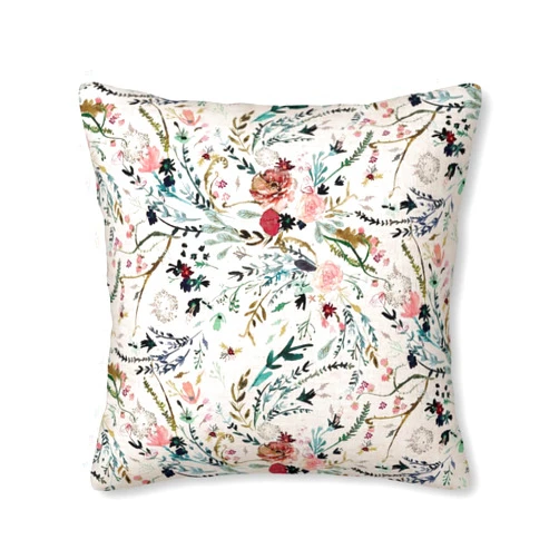 YAJUFANG Fable Floral Velvet Throw Pillow Covers Sofa Pillowcase Car Square Throw Pillowcases Home Decoration 18x18Inch, Style 9, WXB6666