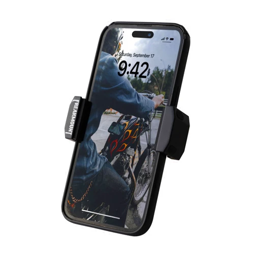 FREAKMOUNT 2.0 Magnetic Motorcycle Phone Mount - Compatible with Harley Davidson - Premium Billet Aluminum Holder for Gas Tank, High-Speed Magnet Accessories - Fits Most Phones, Black