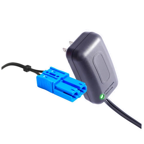 VAIX 12 Volt Kid Trax Battery Charger with Small Blue Plug, for 12V Child Ride On Car Dodge Ram 3500 Beetle Mini Rideamales Scout Pony Josie Unicorn Disney Mickey Minnie Mouse Coupe Charger