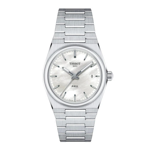 Tissot Unisex PRX 35mm Quartz Watches, Grey, Stainless Steel, 11 (T1372101111100)