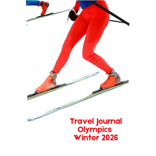 By Alison Brown (Author), Jill Jaracz (Author) My Olympics Travel Journal Winter 2026: Cross Country Skiing Souvenir Cover