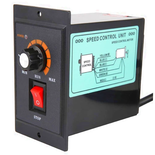 Thincol Motor Speed Controller, US-52-RED Single Phase AC Motor Speed Controller, 300W/400W/500W High Precision Electric Motor Speed Regulator, AC 220V, 50/60Hz(300W)