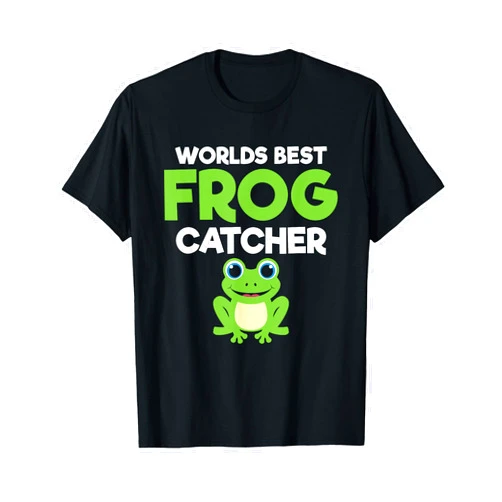 Frog Hunter Frog Hunter & Frog Catcher Apparel Worlds Best Frog Catcher Frog Hunter Frog Catching T-Shirt