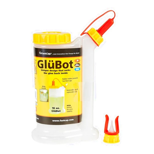 FastCap Wood Glue Dispenser, 16 Oz Btl, Drip less