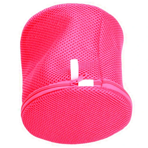Yunzee Laundry Bra Wash Bag Polyester Zipper Round Lingerie Protect Mesh Small Bag