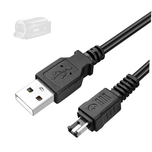 Puiixur Replacement CA-110 USB Power Supply Charger Cable Cord Compatible with Canon VIXIA HF R800, R700, R600, R500, HF M50, M52, M500, R20, R21, R30, R32, R40, R42, R50, R52, LEGRIA HF R206 R26 Camcorders