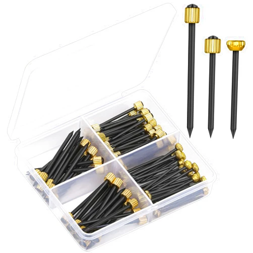 MAPVOLUT 90PCS Picture Hanging Nails, 3 Sizes Wall Decorative Nails for Hanging Pictures Frame Kit Hanging Hardware Tool Hangers for Claw Drywall Nails (Small Medium Large Nails)