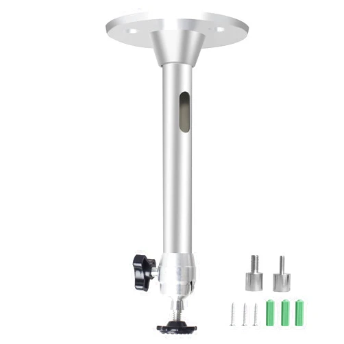 YiePhiot Mini Ceiling Wall Projector Mount Stand Compatible with QKK, DR.J, DBPOWER, Anker, VANKYO, AAXA, Jinhoo, PVO, TMY, AuKing and Most Other Mini Projector (175mm, Silver)