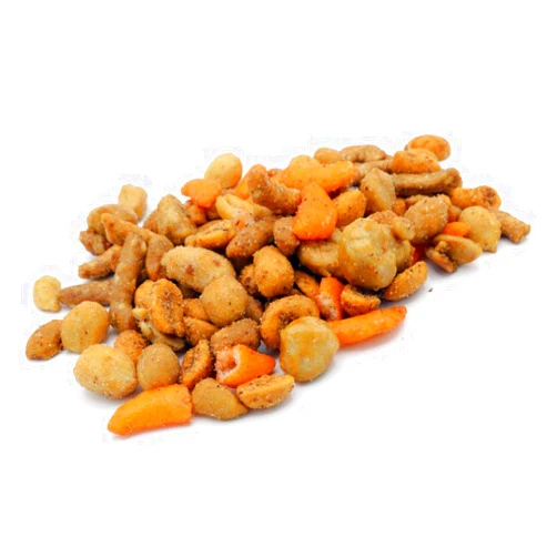 Oregon Farm Fresh Snacks Blazing Trail Sweet & Spicy Mix - Assortment of Tasty Nuts and Crunchy Crackers - Healthy and Satisfying Snack - Great Munchies for Game Night, Hiking, Beer Pub - 16oz Pouch