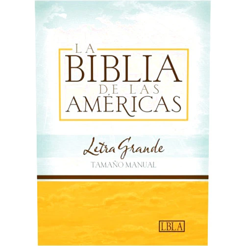 B&H Español Editorial Staff LBLA Biblia Letra Grande Tamaño Manual, negro símil piel con índice (Spanish Edition)