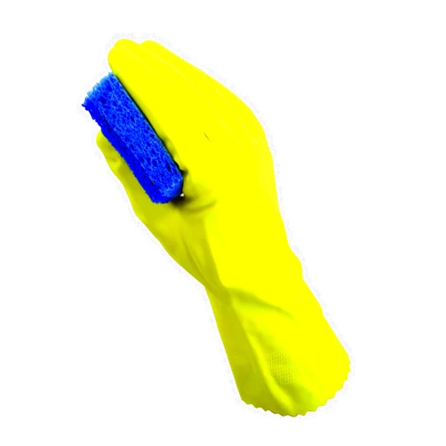 The Safety Zone R-GRFY-SM-PR Reusable Latex Gloves (12 bagged pairs of gloves), Small