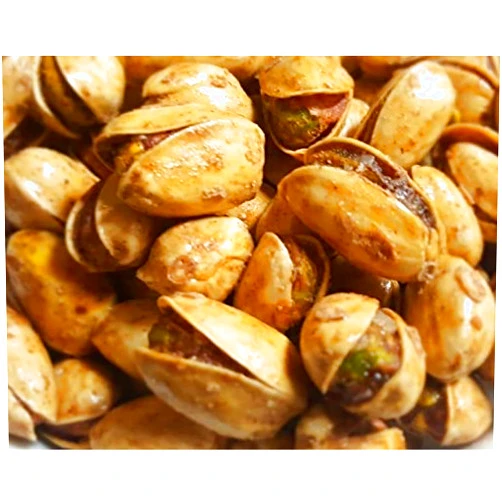 Sanmac Farms Gourmet Pumpkin Pie Flavored Sweet Pistachio Nuts (1 LB)