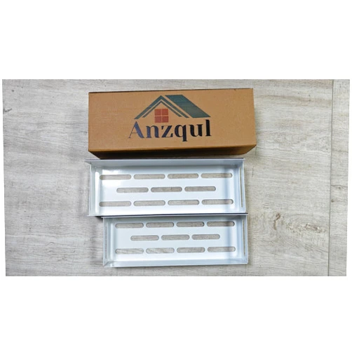 Anzqul Magnetic Spice Rack for Refrigerator, Kitchen Organizer and Storage Shelf, White 2 Pack