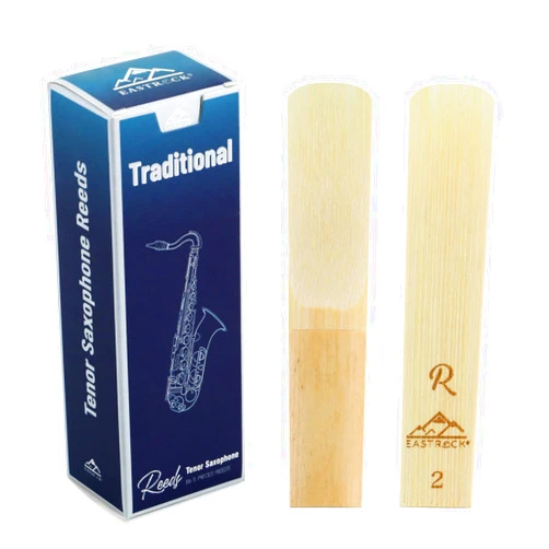 EASTROCK Traditional Tenor Saxophone Reeds 2.0/2.5/3.0 Professional Tenor Sax Reeds for Saxophone Beginner and Saxophonist Strength 2.0-5 Pack