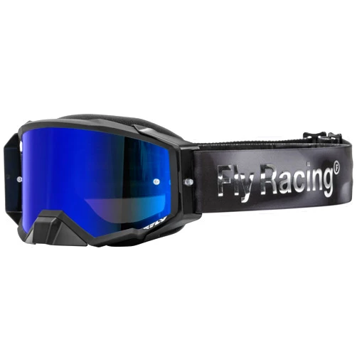 Fly Racing 2024 Adult Zone Elite Legacy Goggle Black/Grey Camo with Dark BlueMirror/Smoke Lens; 37-51904