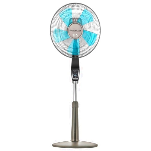 Rowenta VU5550 Turbo Silence Oscillating Fan, Standing Fan, 4 Speed Fan with Remote Control