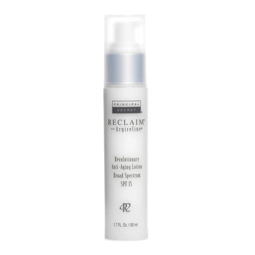 Principal Secret – Reclaim with Argireline – Revolutionary Anti-Aging Lotion – Green & White Tea Antioxidant Broad Spectrum SPF 15 – 1.7 Ounces