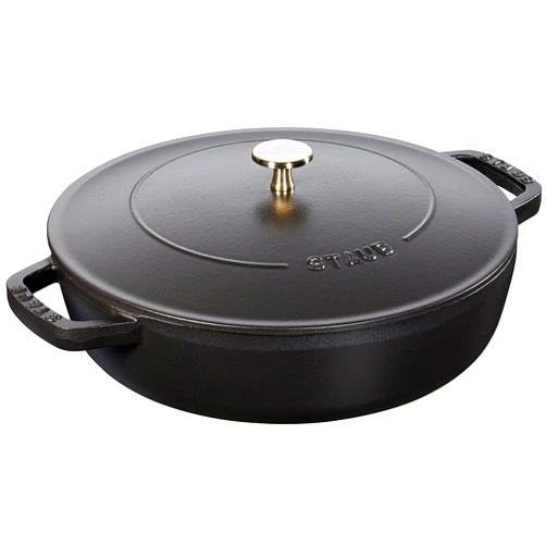STAUB 40511 472/0 with Chistera 28 cm Cast Iron Black
