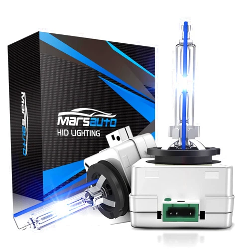 Marsauto D3S HID Bulbs, 66340 42403 42302 35W Xenon Bulb, D3S 8000K White Blue, Up to 350% Brightness, Pack of 2