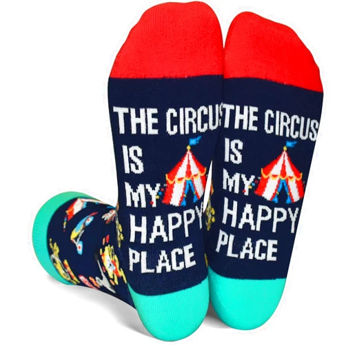 GOLIN Men Funny Gaming Football Guitar Circus Retired Socks Birthday Christmas Gift for Dad Teen Boyfriend