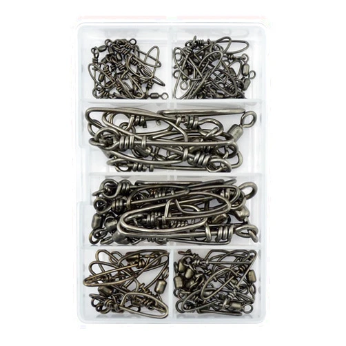 AFW American Fishing Wire Mighty-Mini Stainless Steel Snap Swivel Kit