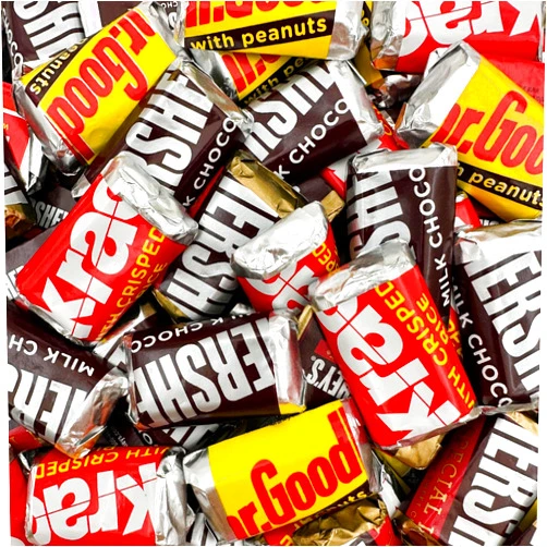 SUNNY ISLAND Miniatures Assorted Chocolate Candy Bars - 2 Pound Bag (About 100 Pieces), Special Dark and Milk Chocolate