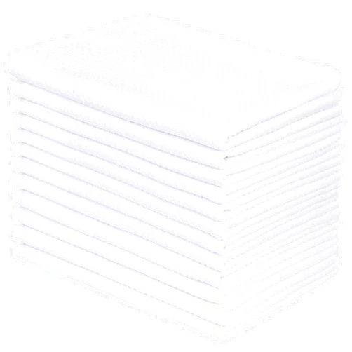 VIVOTE Microfiber Kitchen Towels Waffle Weave Kitchen Dish Towels Super Absorbent Soft Fast Drying Dish Cloths Reusable Cleaning Cloths Kitchen Hand Towels Tea Towels 12Pack White 16 Inch X 24 Inch