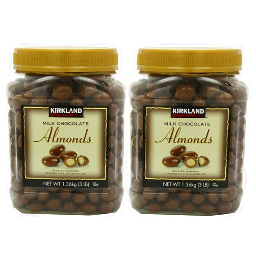 KIRKLAND Signatures Milk Chocolate, Almonds, 48 Ounce wqXwjp, 2Pack (48 Ounce)