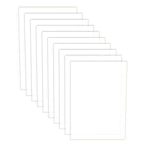 Langaelex 10 Pack of Acrylic Sheets 4x6-0.043